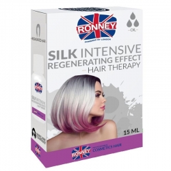RONNEY Professional Hair Oil Silk Intensive Regenerating Effect - Olejek do włosów regenerujący 15 ml